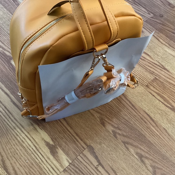 BEBE Apricot Kayla Laptop Backpack - Picture 6 of 9